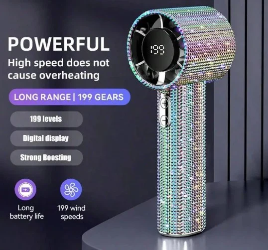Boujee Rechargeable Turbo Fan